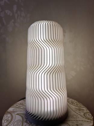 CRAFTVISIONS Designer Wavy Table/Desktop lampshade, Bedroom | Study Table | Gifts Table Lamps Lamp Shade