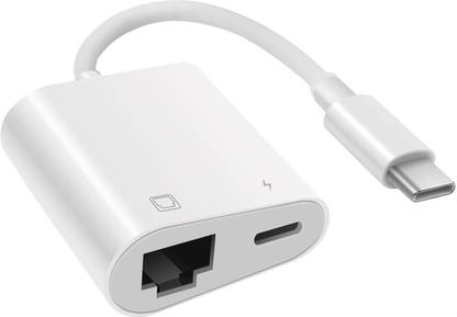 WiredCom USB C to RJ45 Ethernet Adapter Wired Ethernet Lan Adapter compatible with Windows, Linux, Mac, Ubuntu