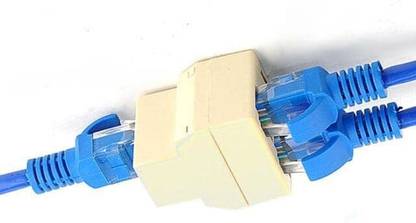 Lynacz RJ45 Coupler, Ethernet Cable Adsl Extension LAN Jointer Adapter Connector Wireless Ethernet Lan Adapter compatible with Windows