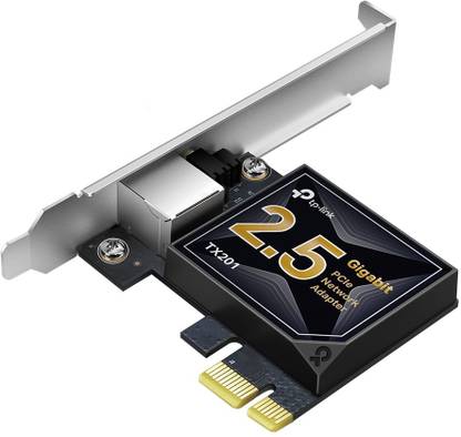 TP-Link TX201 2.5 Gigabit PCIe Network Low-Profile and Full-Height Brackets Lan Adapter