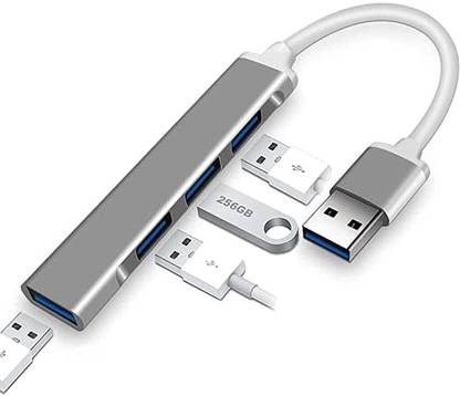 autoskills USB HUB for iMac Pro, MacBook Air, Mac Mini/Pro, Notebook PC USB 3.0 4 Port Multi USB Hub, Slim High Speed ​​Extension Splitter Box USB Hub