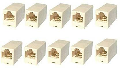 Type Lan Connector R TAAPSEE 10 PACK RJ45 CAT5 CAT6 Coupler Plug Network LAN Cable Extender ...