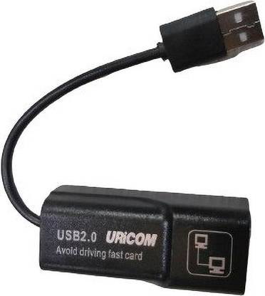 uricom usb to lan 10/100 Wired USB Lan Adapter compatible with Windows, Mac, Linux