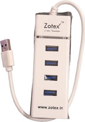 Jub HUB-4 Wired USB Lan Adapter compatible with Windows, Linux, Mac, Ubuntu