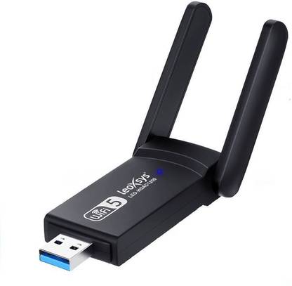 LeoXsys Dual Band 5GHZ WiFi USB 3.0 Adapter Wireless Dual Band 5Ghz dongle Wireless USB Lan Adapter compatible with Windows, Mac