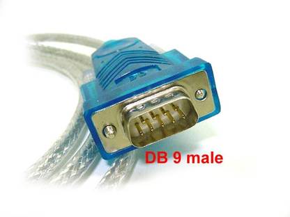 BKC USB to RS232 Serial PDA 9 pin DB9 Cable Converter USB Adapter used to connect Wired Ethernet Lan Adapter compatible with Windows