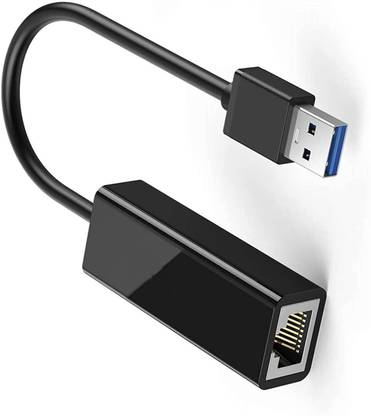 HDF USB 3.0 Ethernet LAN Network Adapter Compatible for Laptop PC or Computer Lan Adapter