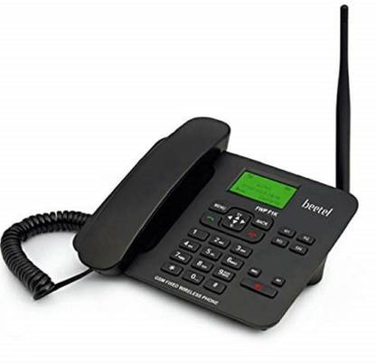 Beetel F1K (GSM Fixed Wireless Phone) Corded Landline Phone with Answering Machine
