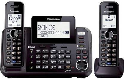 Panasonic KXTG9542B Handset 2-Line Landline Telephone Cordless Landline Phone