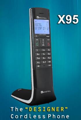 Beetel Newly Launched X95 Flagship Designer Cordless landline X95)(Black/Grey) Cordless Landline Phone