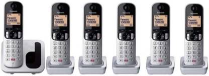 Panasonic 6 EXTENSIONS WIRELESS INTERCOM Cordless Landline Phone