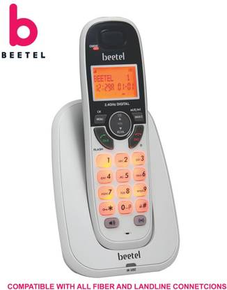 Beetel X70 2.4GHz Digital Cordless Phone Cordless Landline Phone with Answering Machine