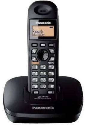Panasonic KX-TG3611SX Cordless Landline Phone (Black) Cordless Landline Phone