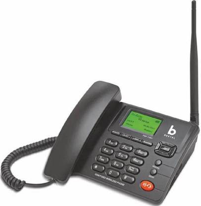 Beetel F2N+ GSM Fixed Wireless Phone Dual SIM Cordless Landline Phone with Answering Machine