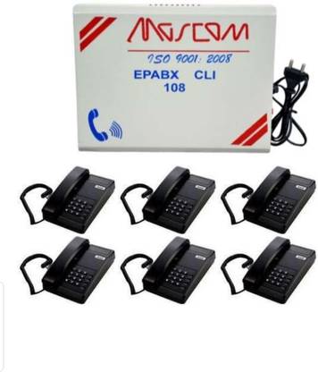 MASCOM 108 EPABX Corded & Cordless Landline Phone with Answering Machine