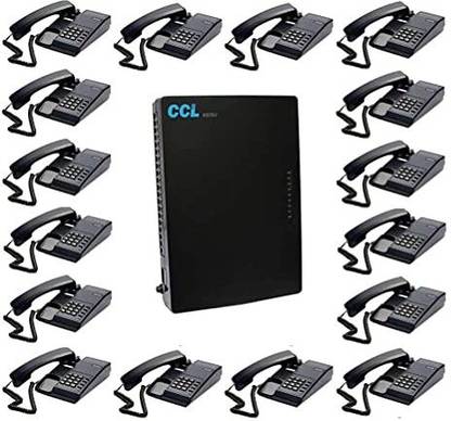 CCL 216B--PBX WITH 16 C-11 BASIC PHONE EITHOUT DISPLAY Corded Landline Phone