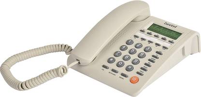 Beetel M59 Caller Id With 16 Digit Lcd Display & Adjustable Contrast Corded Landline Phone with Answering Machine