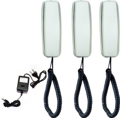 Sonics 3 line Intercom system (expendable) Corded Landline Phone