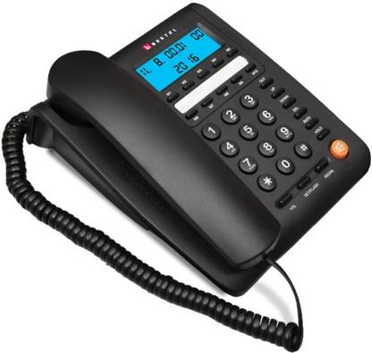 Beetel M59 Caller Id With 16 Digit Lcd Display & Adjustable Contrast Corded Landline Phone with Answering Machine
