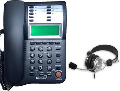 Sonics CALL CENTER CALLER ID Landline Phone (SS-2289 HS) Corded Landline Phone