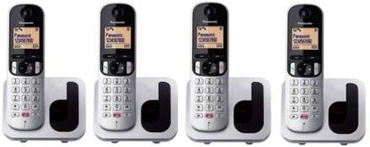 Panasonic Wireless Intercom 4 Line with Speaker Phone & Caller ID Cordless Landline Phone