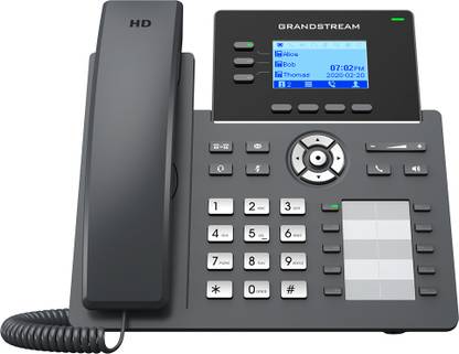 Grandstream GRP2604P Corded Landline Phone with Answering Machine