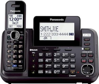 Panasonic KX-TG9541B Link2Cell Bluetooth LANDLINE PHONE Cordless Landline Phone