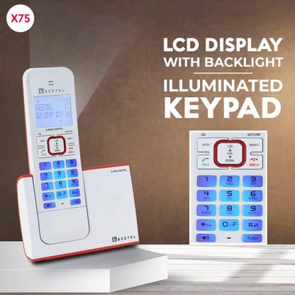 Beetel Newly Launched X75 2.4Ghz Cordless Landline Cordless Landline Phone