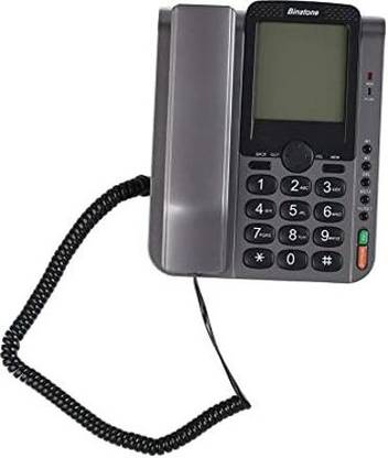 Binatone Concept 901 Corded Telephone with Big Display & HF Digital Speaker Corded Landline Phone with Answering Machine