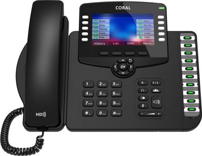 CORAL DHVANI- IP6LP Corded Landline Phone