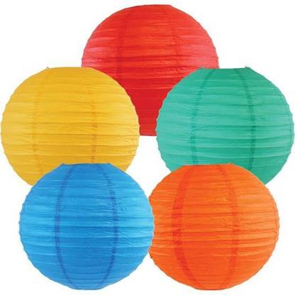 Sonali Enterprises Multicolor Paper Hanging Lantern