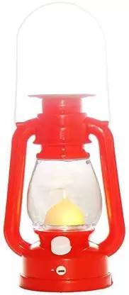 THUNDER SOLOR LALTEN LIGHT LED Red Plastic Table Lantern