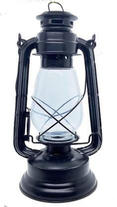 Awadh Lalten Village Memories Flame Light Desi Kerosene Lantern Multicolor Iron Hanging Lantern