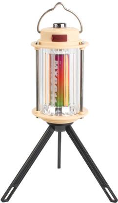 MZ MX6611 (Decorative Lantern) with Stepless Dimmable Camping Light Type C port Multicolor Plastic Table Lantern