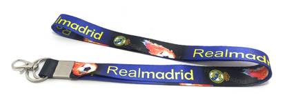 Key Era Real Madrid Football Club Fabric Lanyard