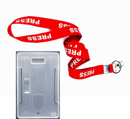SPG Lanyard/Press Ribbon with id Card Holder 20 mm Press Printed Lanyard for Lanyard