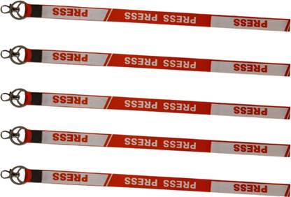 SPG LANYARD/RIBBAN PRESS ORANGE Lanyard for id Card or id Badge or Office PVC Card… Lanyard