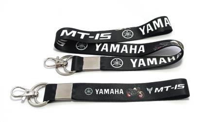 Key Era Yamaha MT-15 Fabric Set Of 2 Keychain And Lanyard