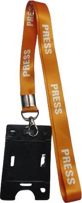 Dey 's stationery store 20 mm Press Ribbon with id Card Holder Press Printed Lanyard