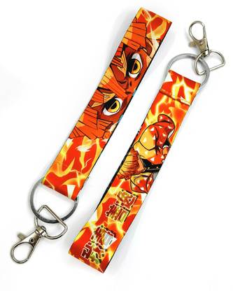 ComicSense Demon Slayer Anime Thunder Slayer Keychain Lanyard