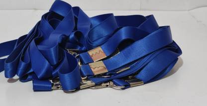 AbhaPrint Lanyards Beebel 10Pcs 18" Lanyard with Badge Clip (Blue) Lanyard