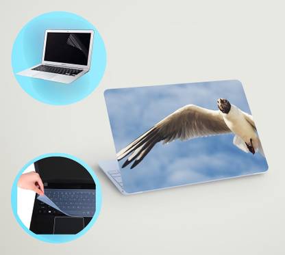 SDM Laptop skin combo, Screen Guard & Keyboard Cover, free microfiber cloth Combo228 Combo Set