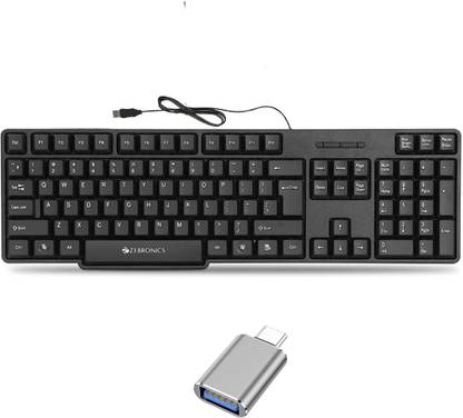 Mophonics Wired K20 Keyboard, C-OTG (Set of 2). Combo Set