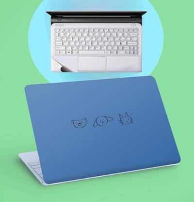 SDM 2IN1 SET OF BACK LAPTOP LAMINATION, PALMREST SKIN 14-16INCH-811 Combo Set