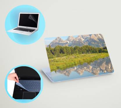 SDM Laptop skin combo, Screen Guard & Keyboard Cover, free microfiber cloth Combo365 Combo Set