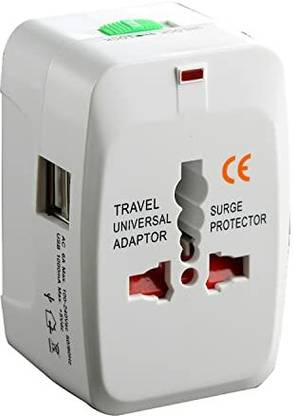 Sahaj Enterprise All in One USB Universal Worldwide Travel Adapter Plug for Laptops, Cameras Worldwide Adaptor