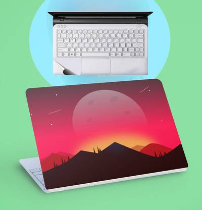 SDM 2IN1 SET OF BACK LAPTOP LAMINATION, PALMREST SKIN 14-16INCH-810 Combo Set