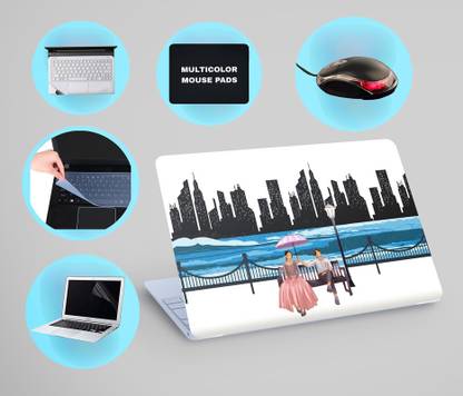 SDM 6IN1LAPTOPSKIN,SCREEN&KEYGAURD PROTECTOR,TRACKPAD,SLEEVEBAG,MOUSEPAD15.6INCH920 Combo Set
