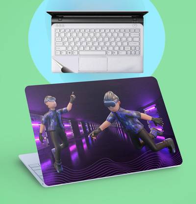 SDM 2IN1 SET OF BACK LAPTOP LAMINATION, PALMREST SKIN 14-16INCH-574 Combo Set