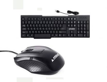 PRODOT Precision Combo FEEL USB Keyboard and MU-253s USB Mouse Duo for Seamless Control Combo Set